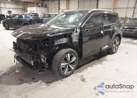 2021 Nissan Rogue Platinum Intelligent Awd z USA, uszkodzony, nr VIN JN8AT3DD2MW307977